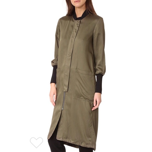 Soia and Kyo Long Bomber Jacket - Picture 3 of 4